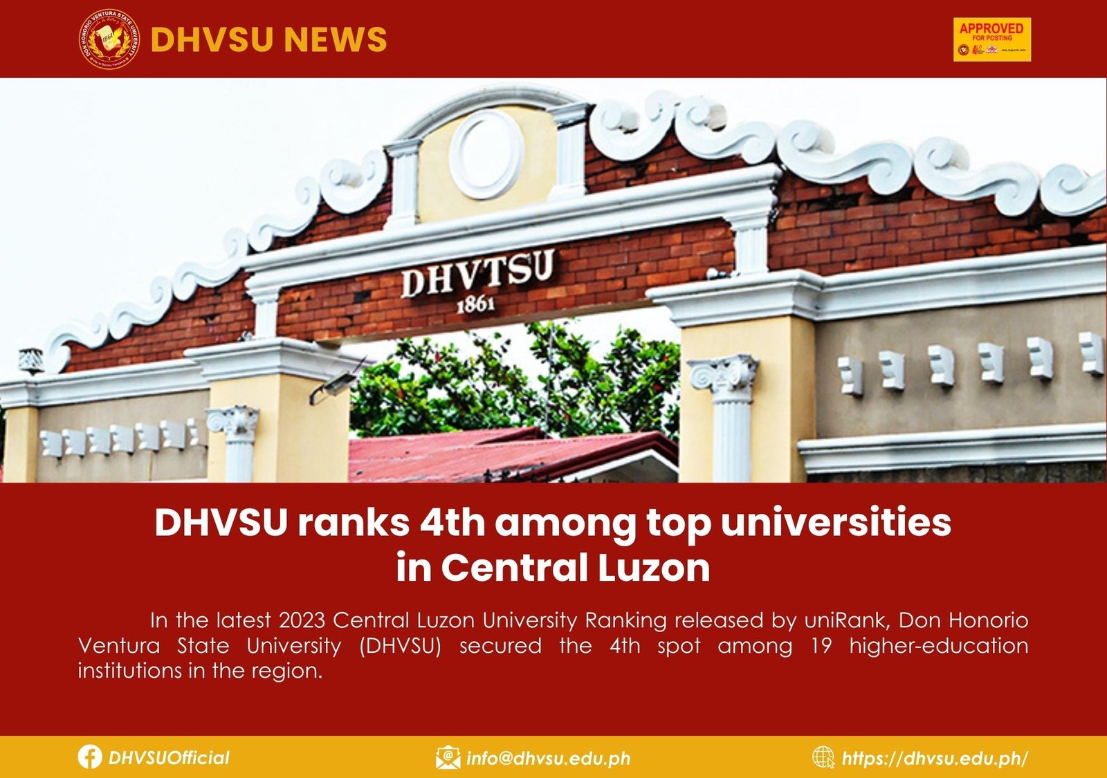 DHVSU News 1