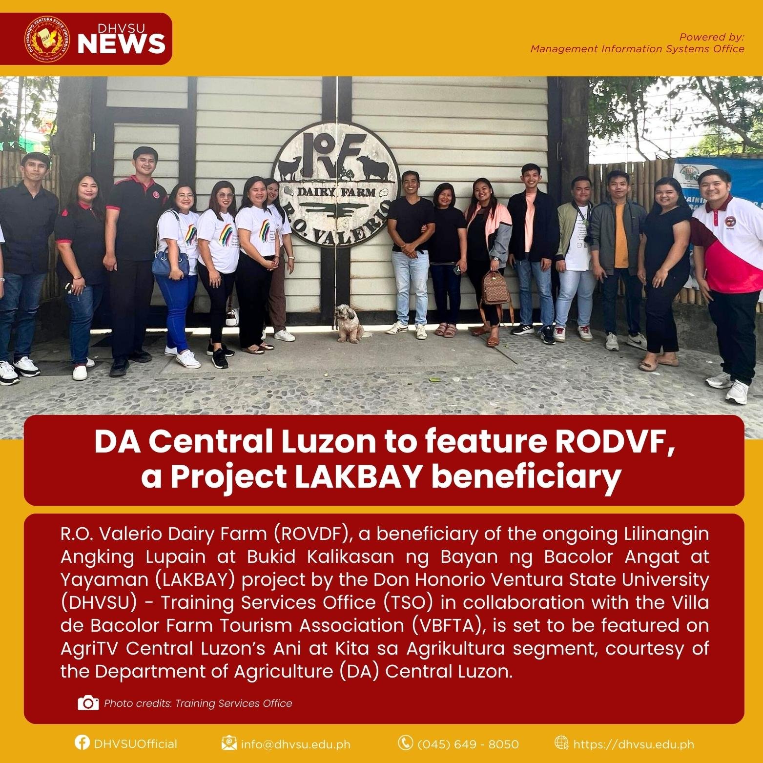 11222023   DA Central Luzon to feature RODVF a Project LAKBAY beneficiary 1