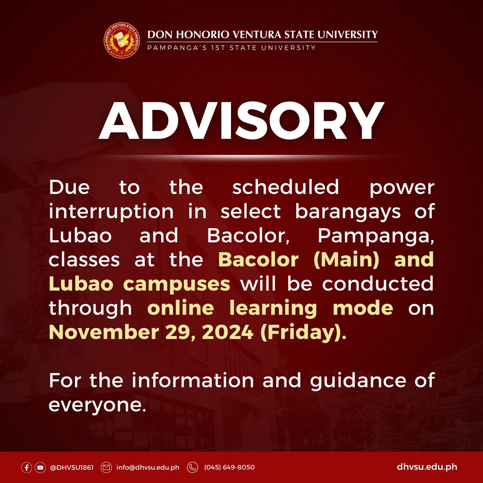 Advisory   11292024