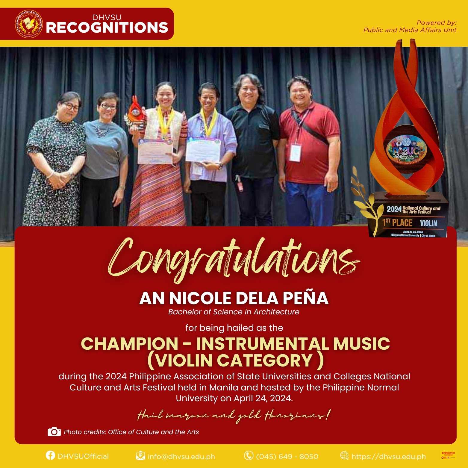 04242024   DHVSU violinist hailed champion at natl competition