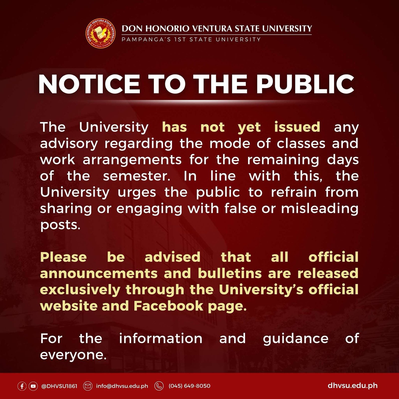 Advisory Announcement 2 NEW   Samantha F. Batalla