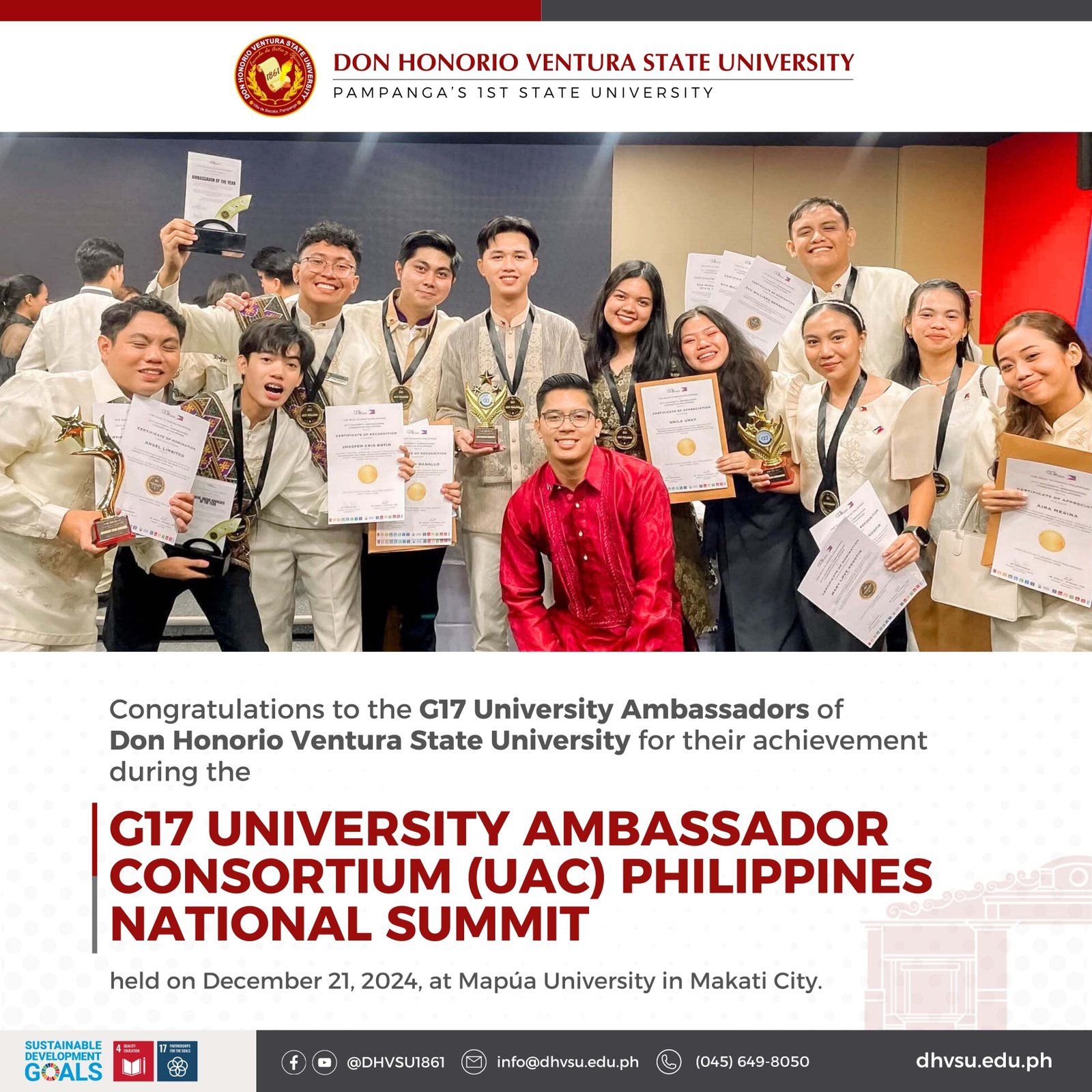 01032025   Honorian ambassadors bag 14 awards in G17 UAC natl summit   Samantha F. Batalla   1