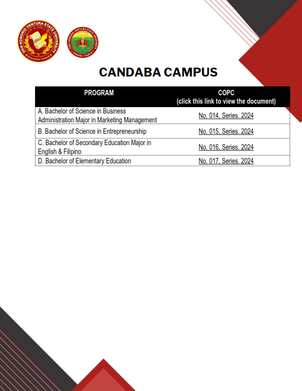 CANDABA CAMPUS